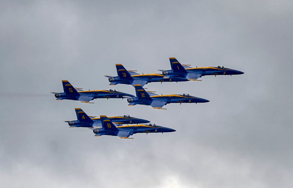 Blue Angels Fly Over