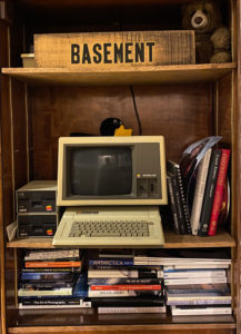 One of my shelves in the Man Cave and another thing I just can't part with