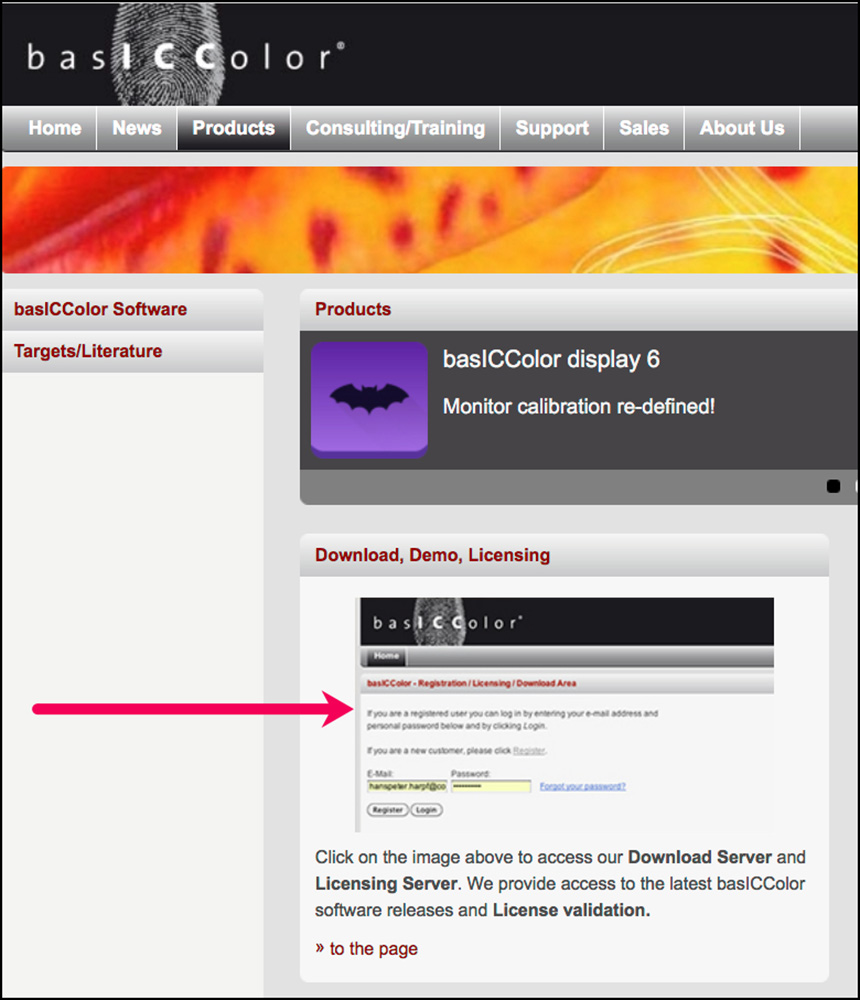 Figure A1-1. Access to Registration Page