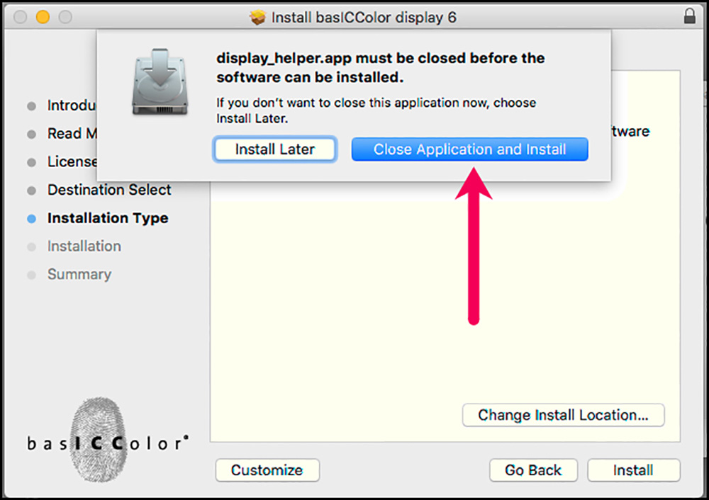Figure A1-8 Close display 6 Helper App
