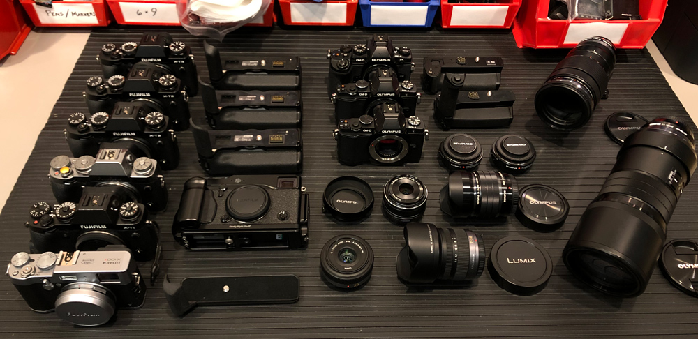 Just some of the gear I traded in