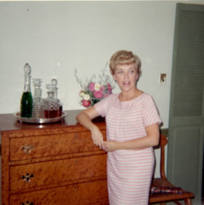 My mom in the late 1960s. My friends always thought she was the cool mom.