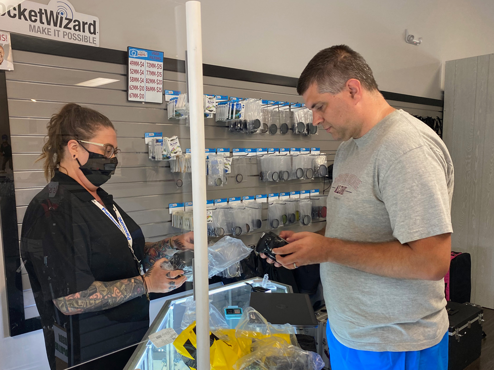Plastic counter shields safety separates customer and sales person