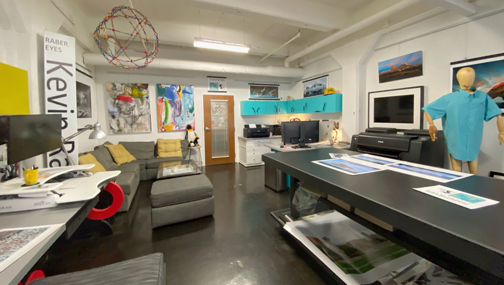 View of the studio