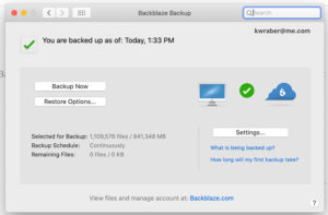 BackBlaze Cloud Backup