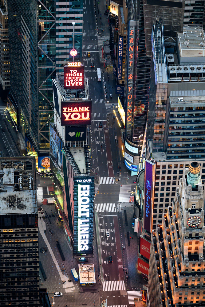 Times Square at night