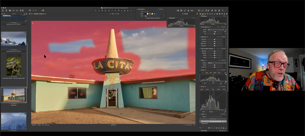 Edits for a Jeff Schewe RAW file