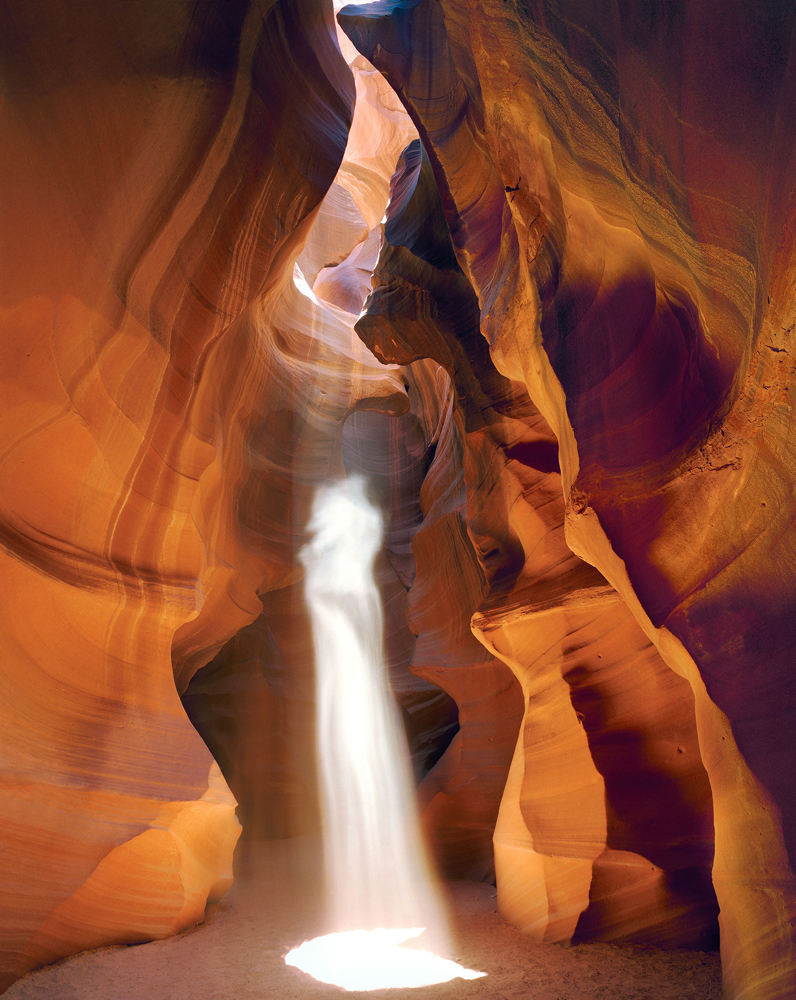 Antelope Canyon Light Dance, 1997  Classical approach photograph