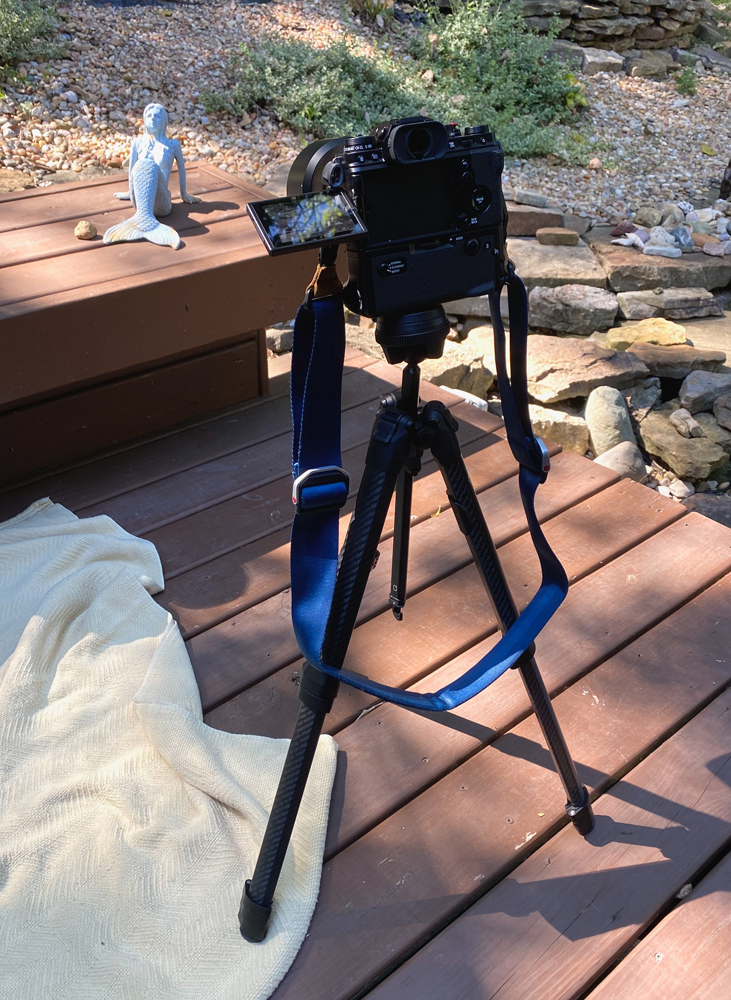 The test set up