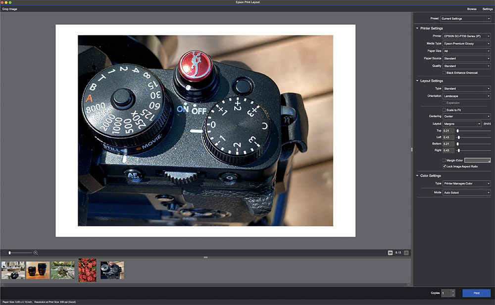Epson Print Layout On A Mac