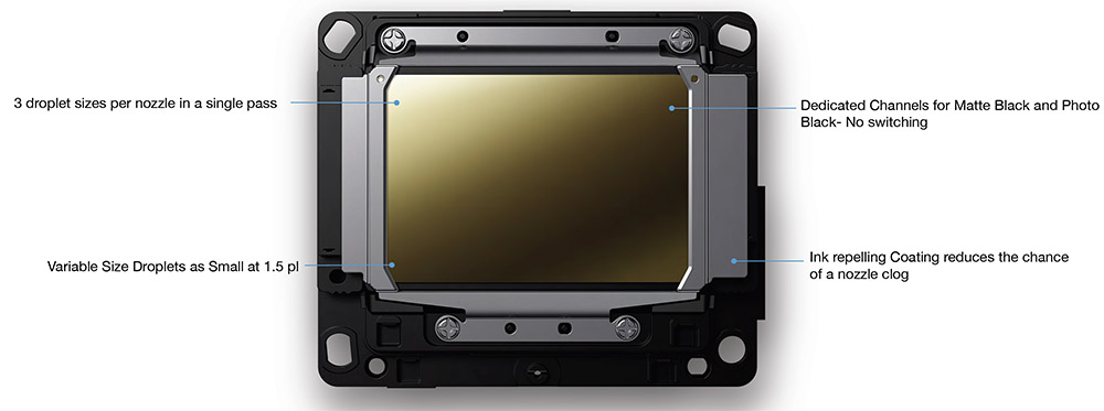 The New epson print head
