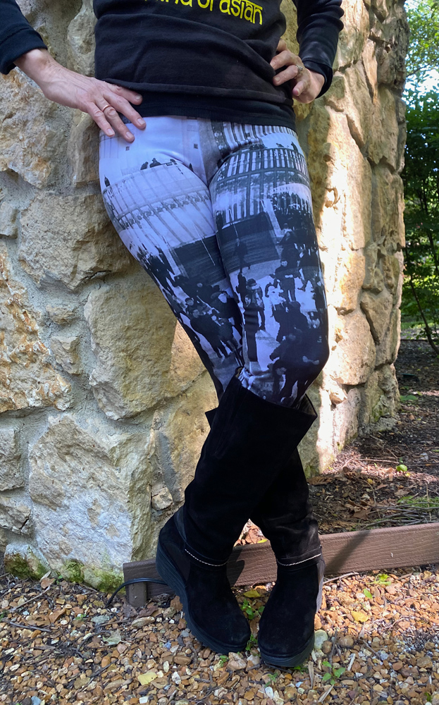 Leggings with an Image of Grand Central Station