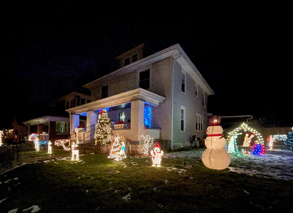 I think some people in a neighborhood compete for the best lights