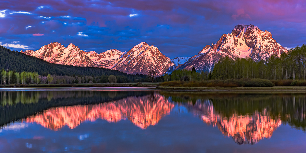 North Teton Range Sunrise from the Oxbow