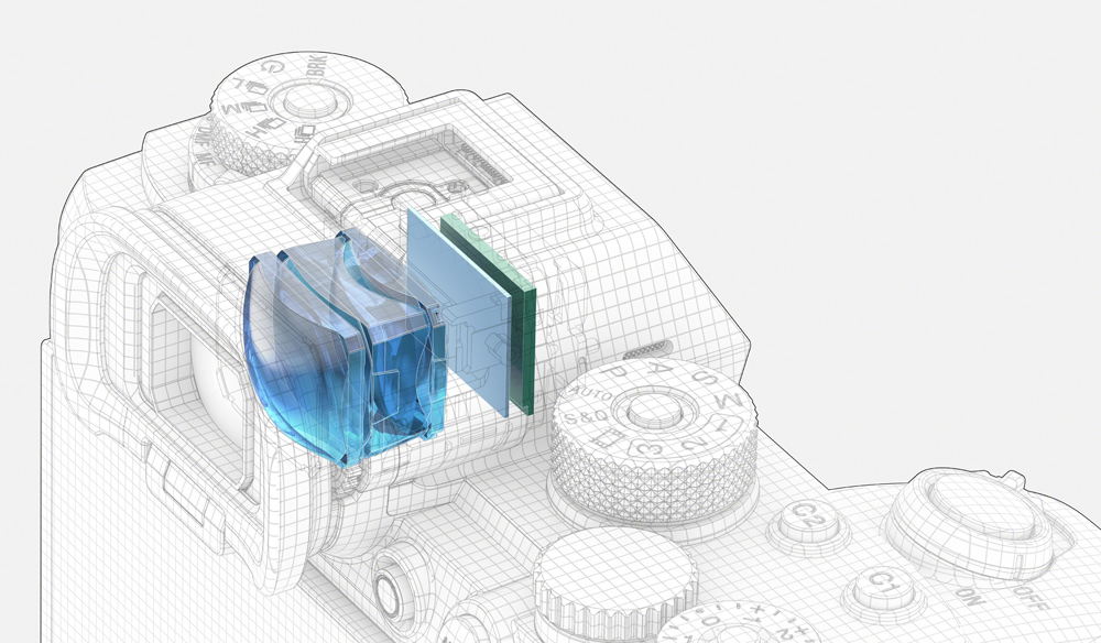 Blackout- free viewfinder -continuous shooting at up to 30 frames per second 