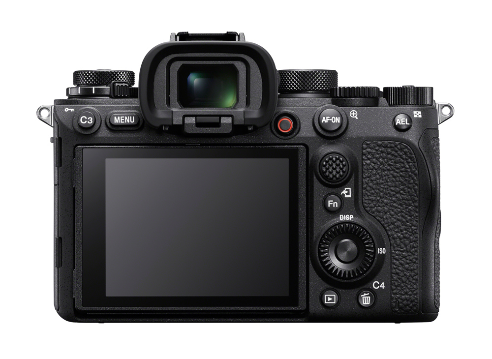 The rear of the Sony a1