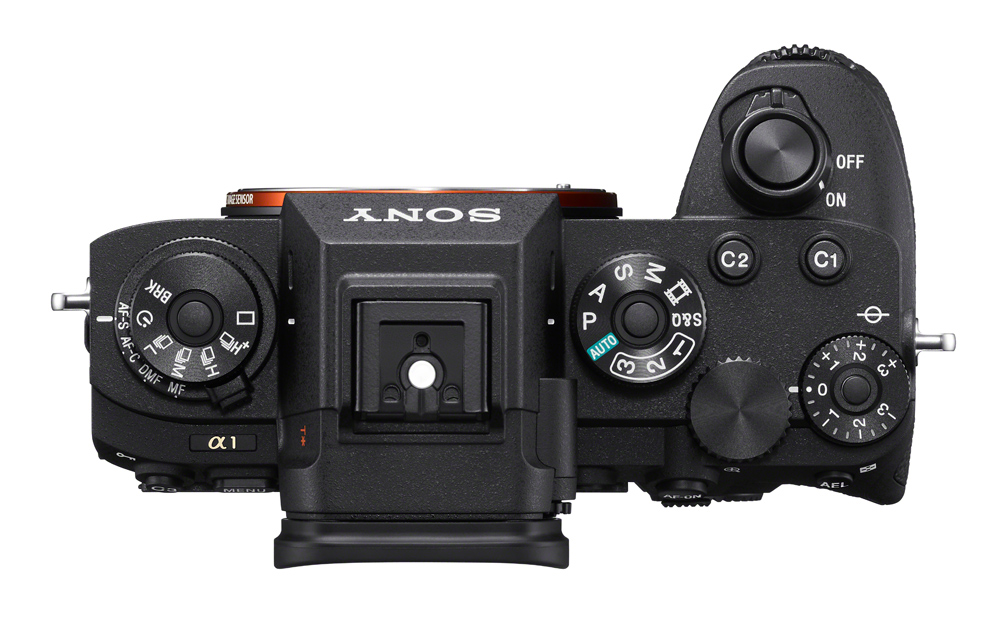 The top of the Sony a1
