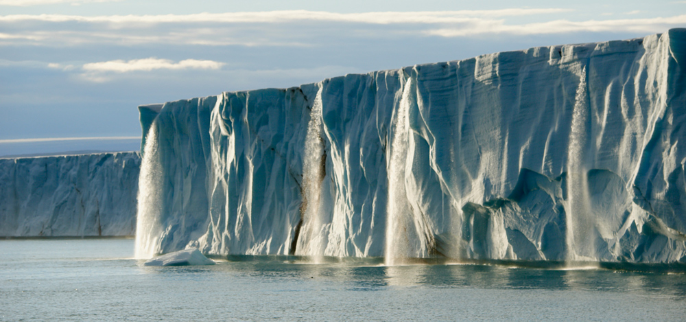 Ice cap melting