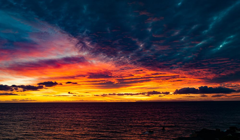 Multi-colored Clouds, Laguna Beach