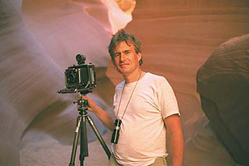 Alain photographing in Antelope Canyon