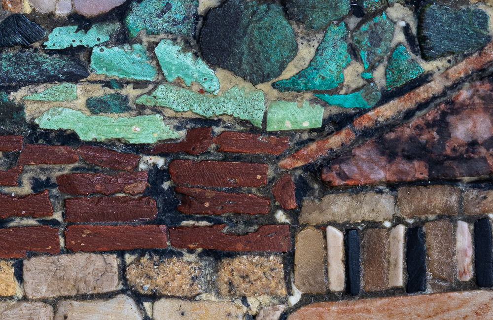 Mosaic, King David Tower & Jerusalem