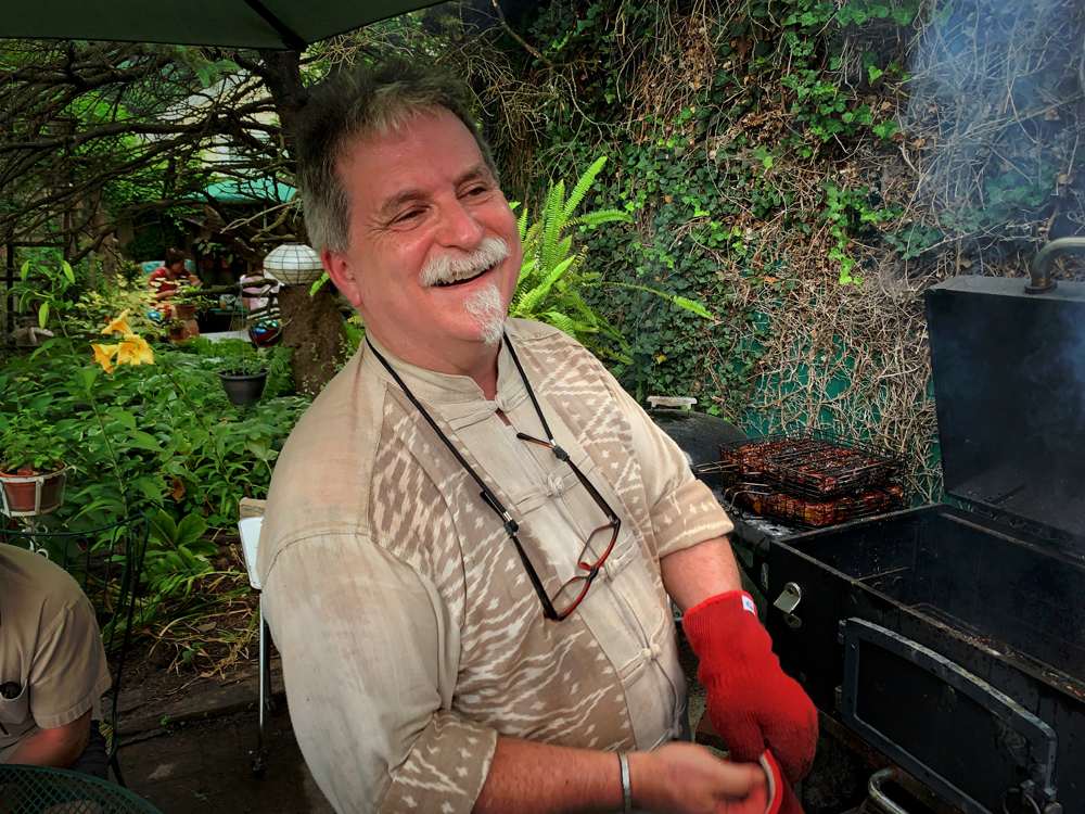 A very happy chef