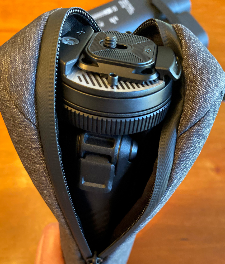 The provided travel bag