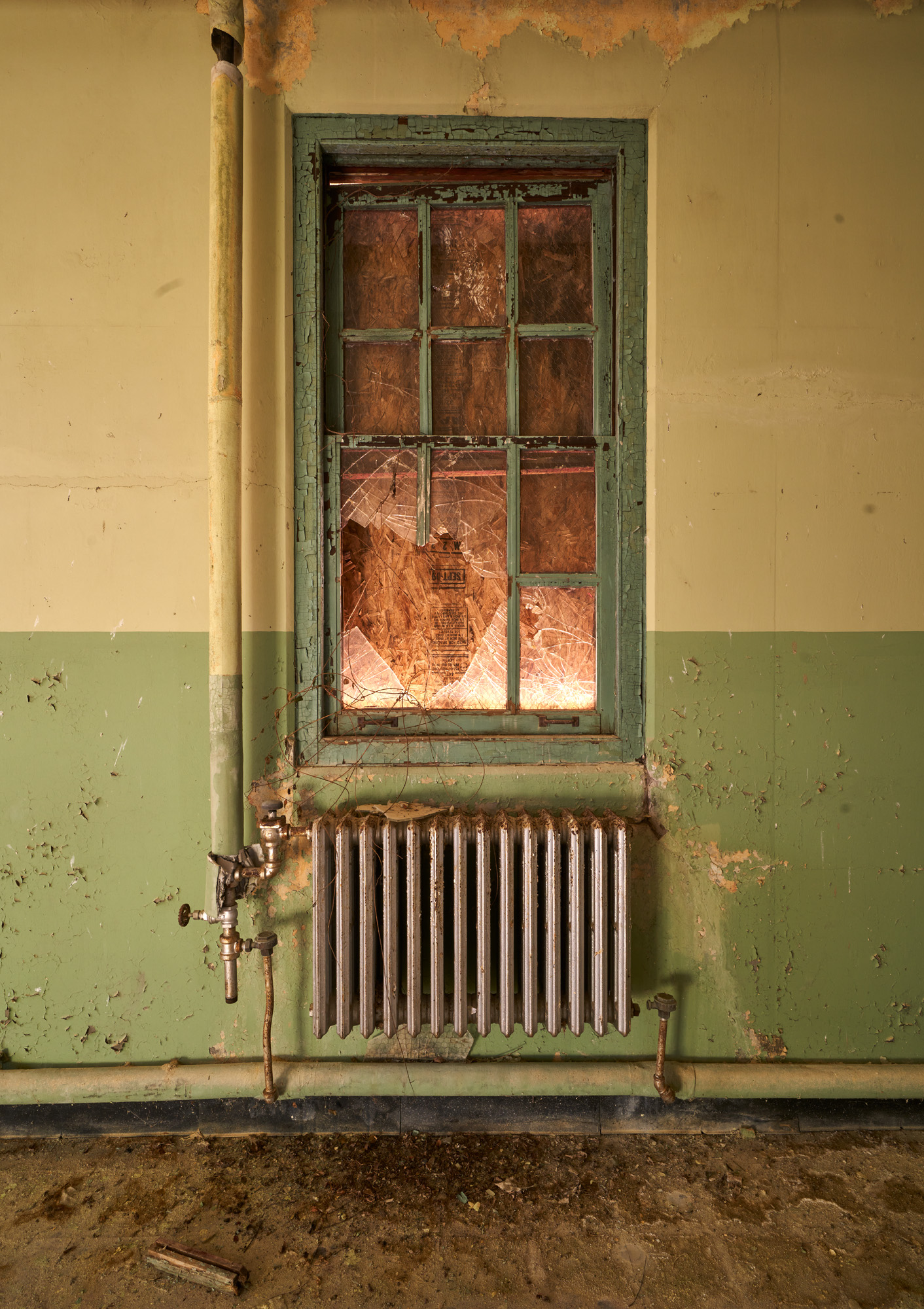 Window and radiator
