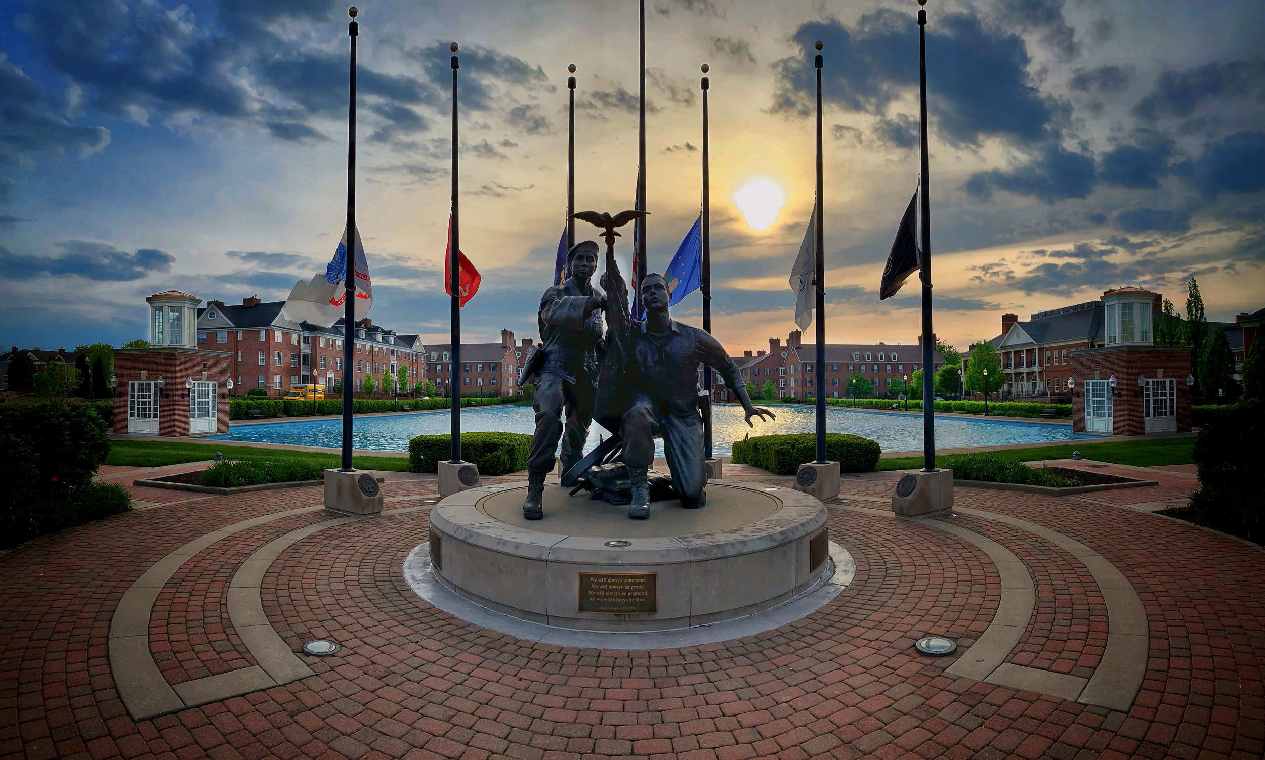 War Memorial in Carmel, Indiana
