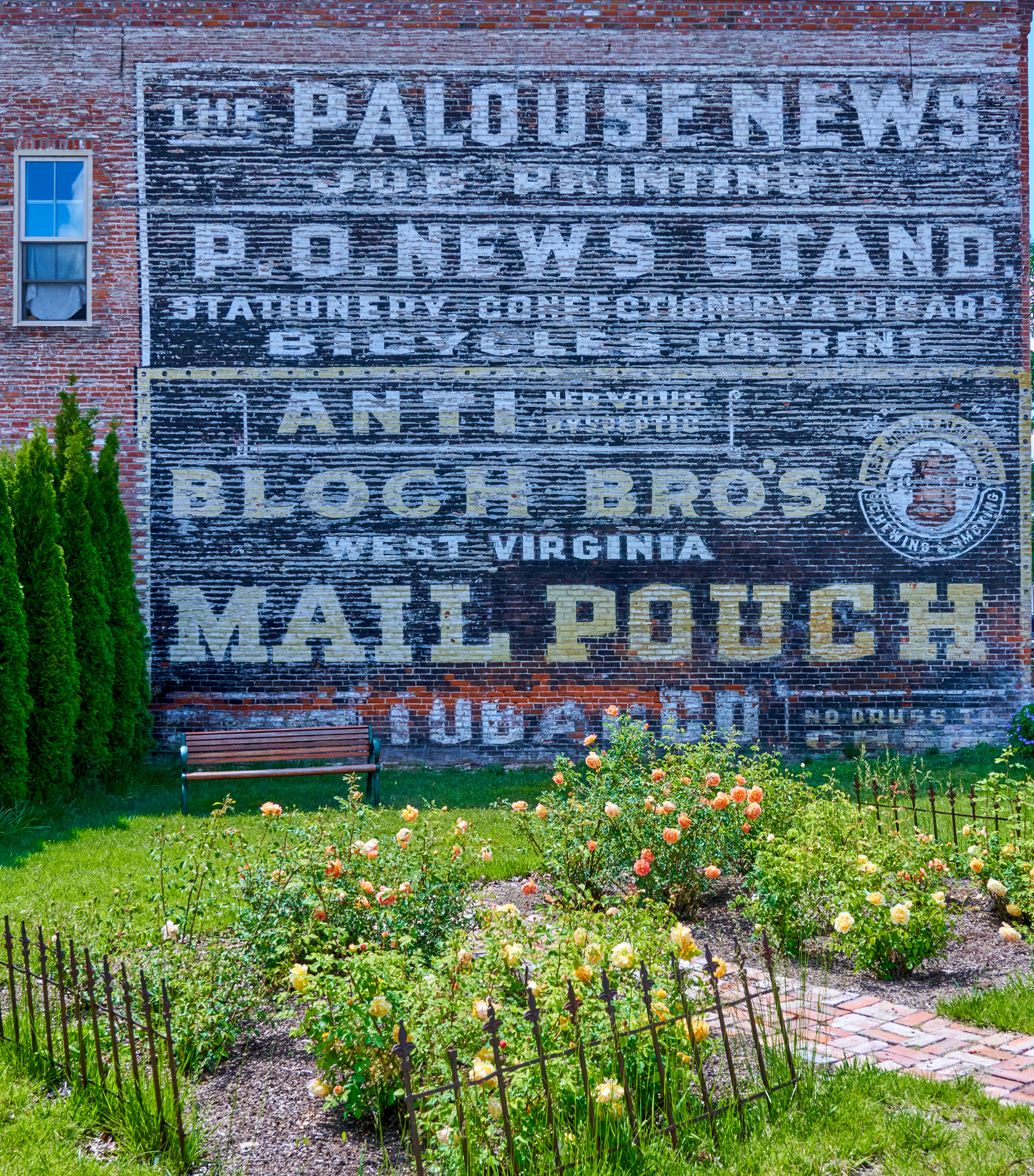 A wall in the town of Palouse