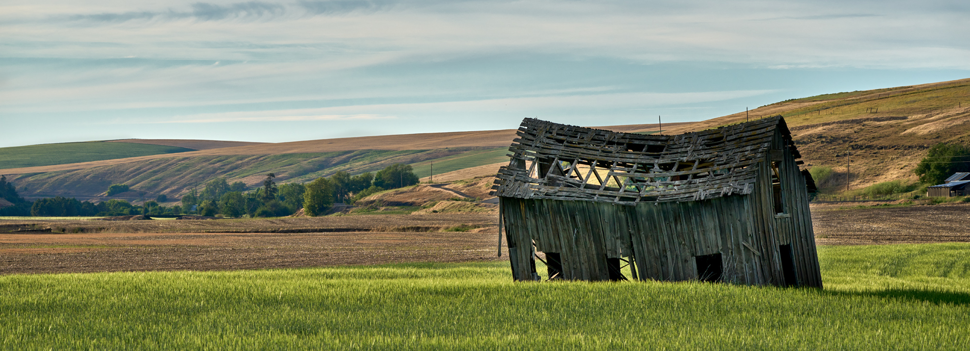 A huff and a puff may blow this barn down