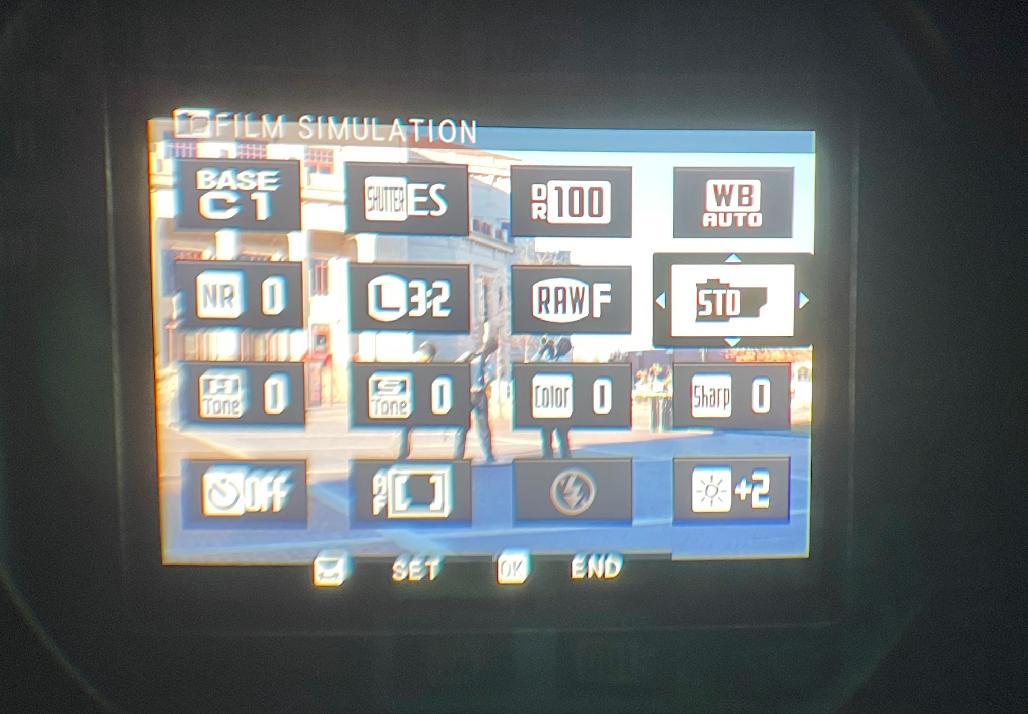 Through the viewfinder