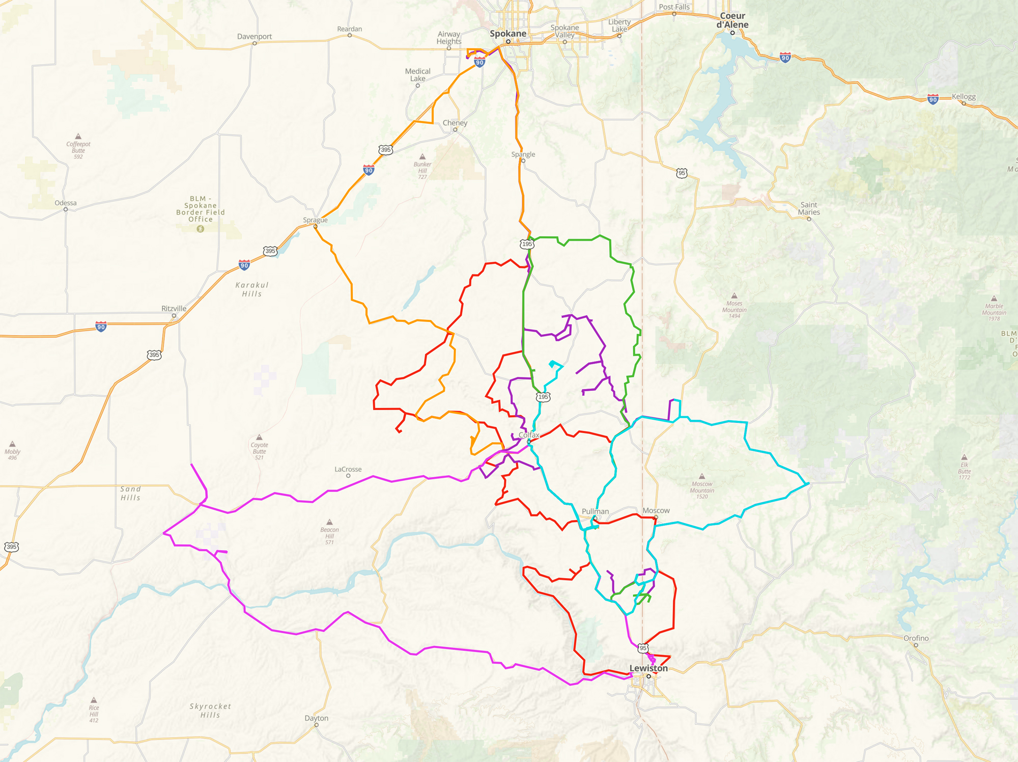 The whole workshop will be tracked on GPS. You'll receive the GPS tracks after the workshop.