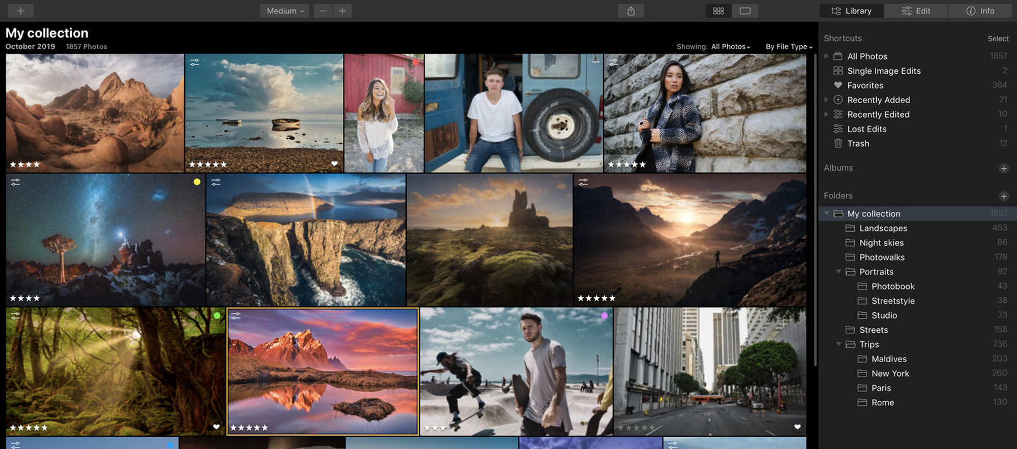 photo management tool Luminar
