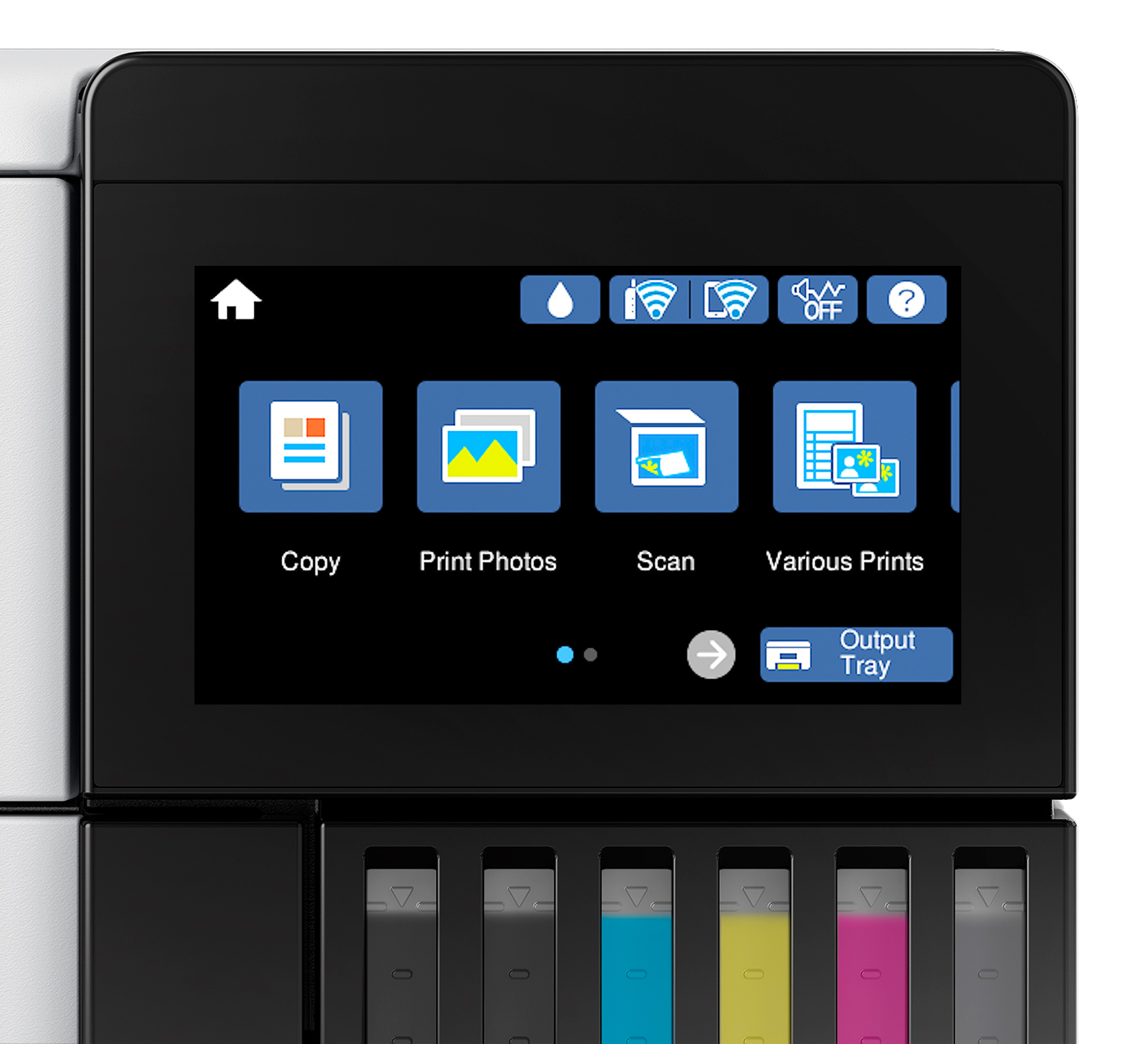 The ET-8550 Control Panel