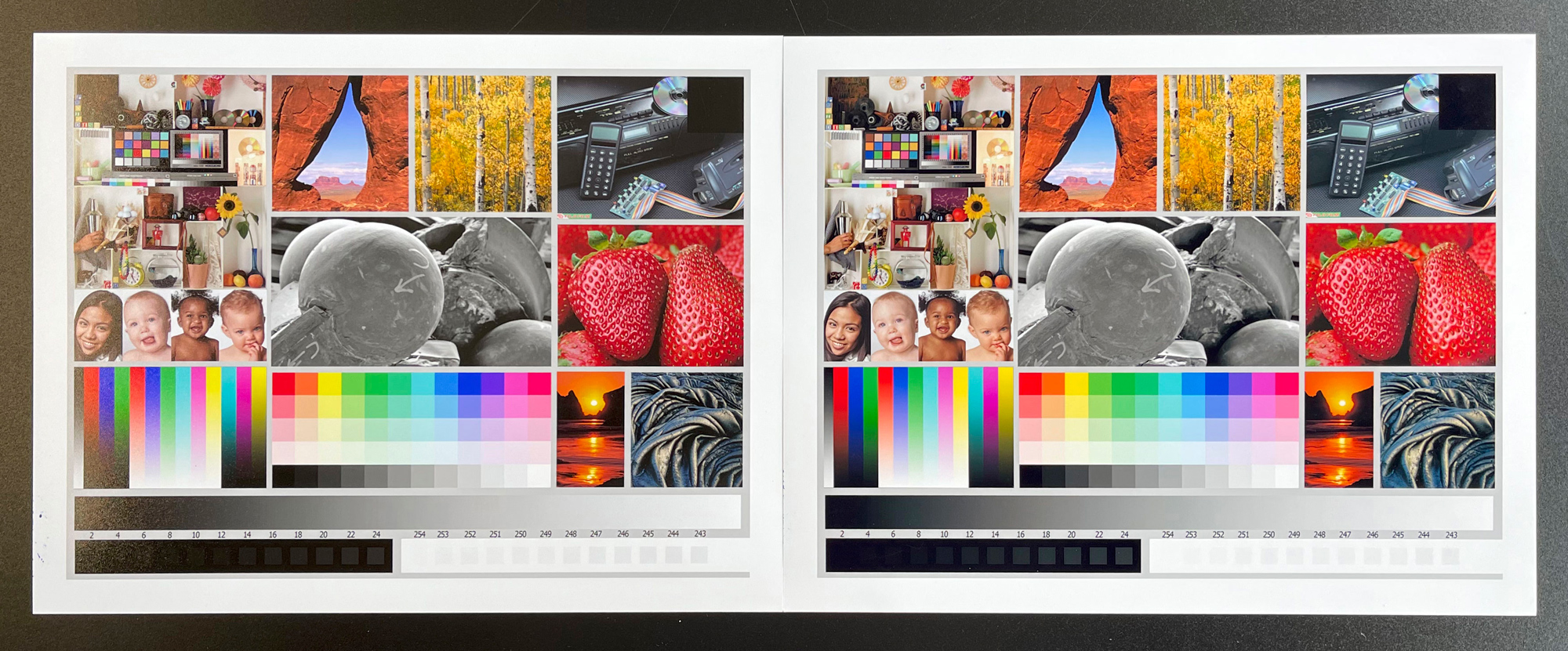 The same file made on the Epson P700 and the ET-*550 (on the right) using Epson Print Layout. Printed on Epson Prermium Luster. Hard to see any differences. (Silver and Gold members can click on an image to see it larger)