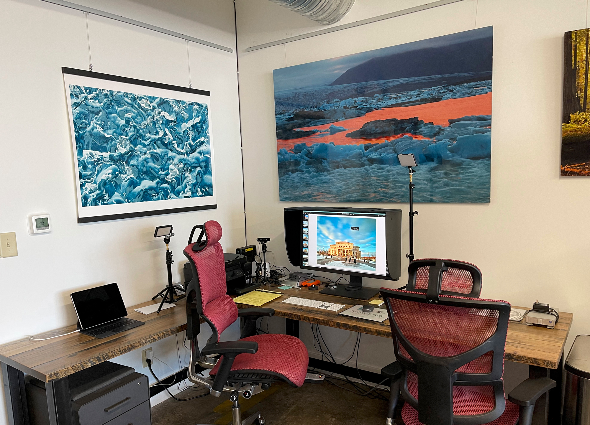 My works area