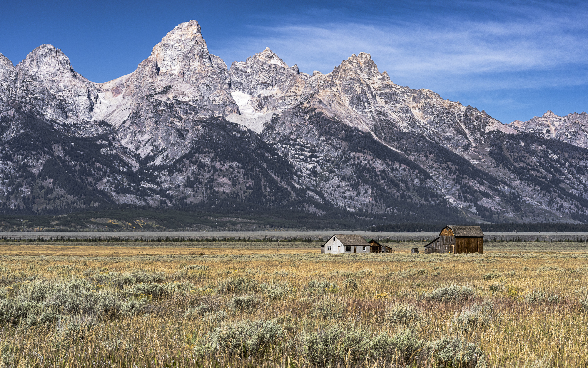 Mormon Barn & Teton Range