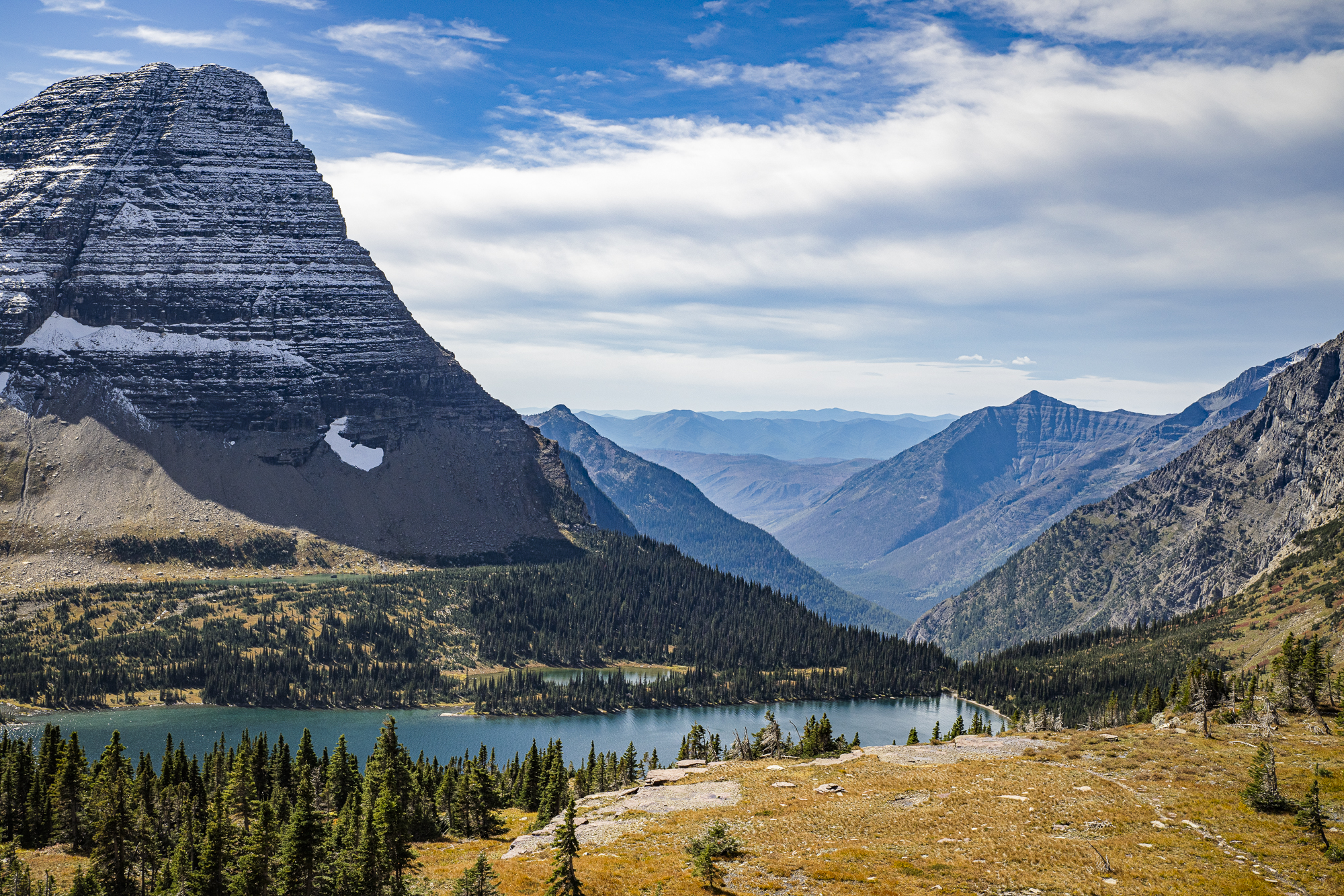 Bearhat Mountain and Hidden Lake, Glacier NP