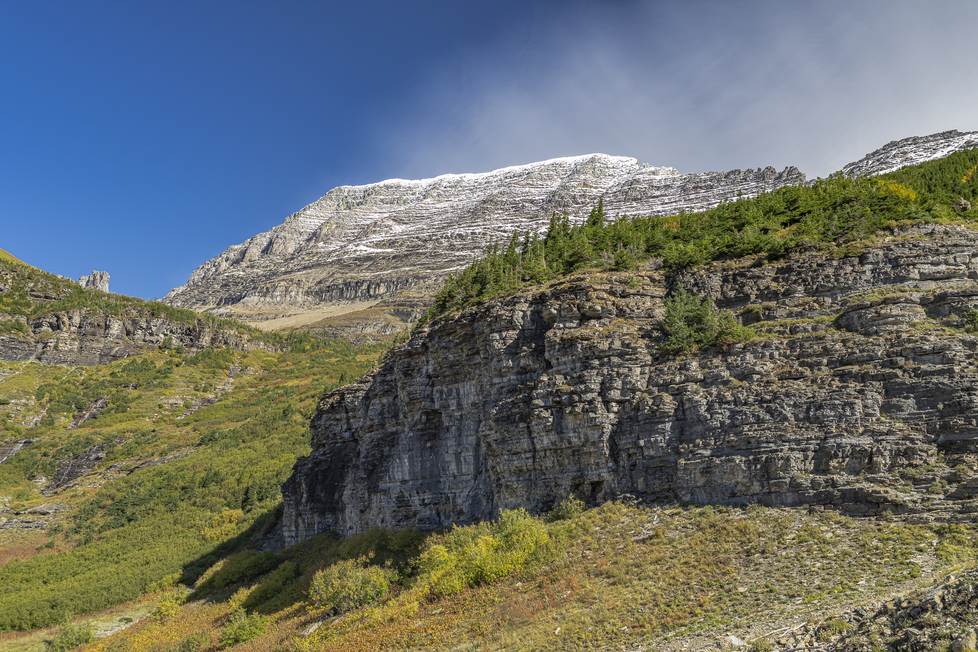 Mt. Gould (9,553 ft.), from Going-to-the-Sun Road, Glacier NP