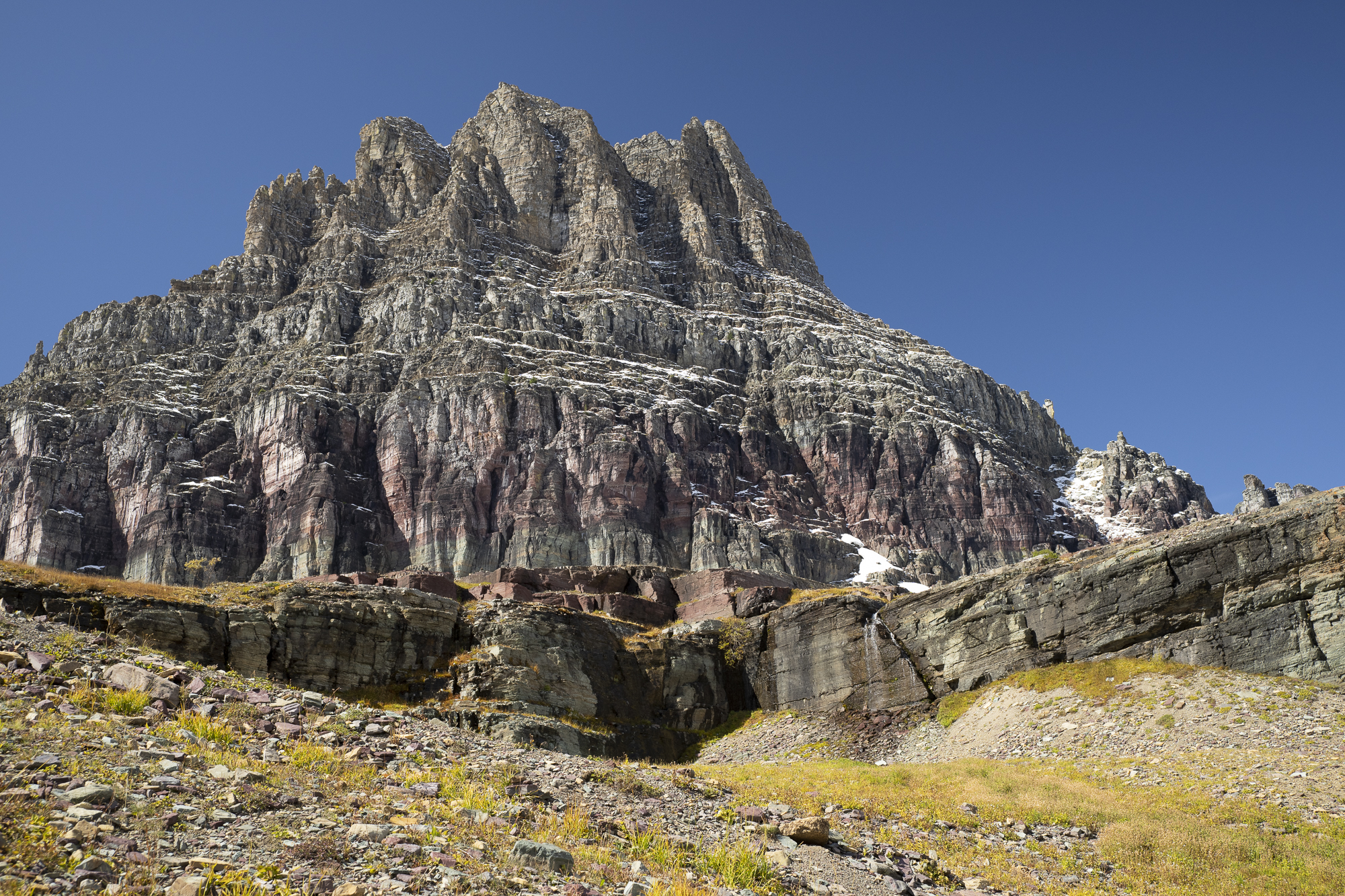 Clements Mountain from Hidden Lake Trail, Glacier NP
