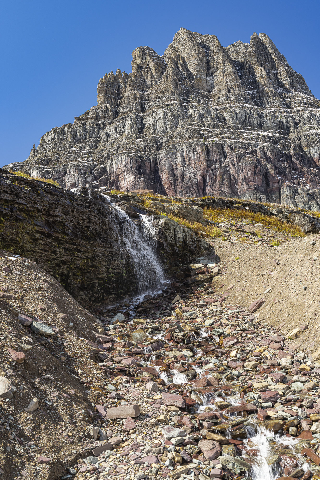 Clements Mountain from Hidden Lake Trail, Glacier NP