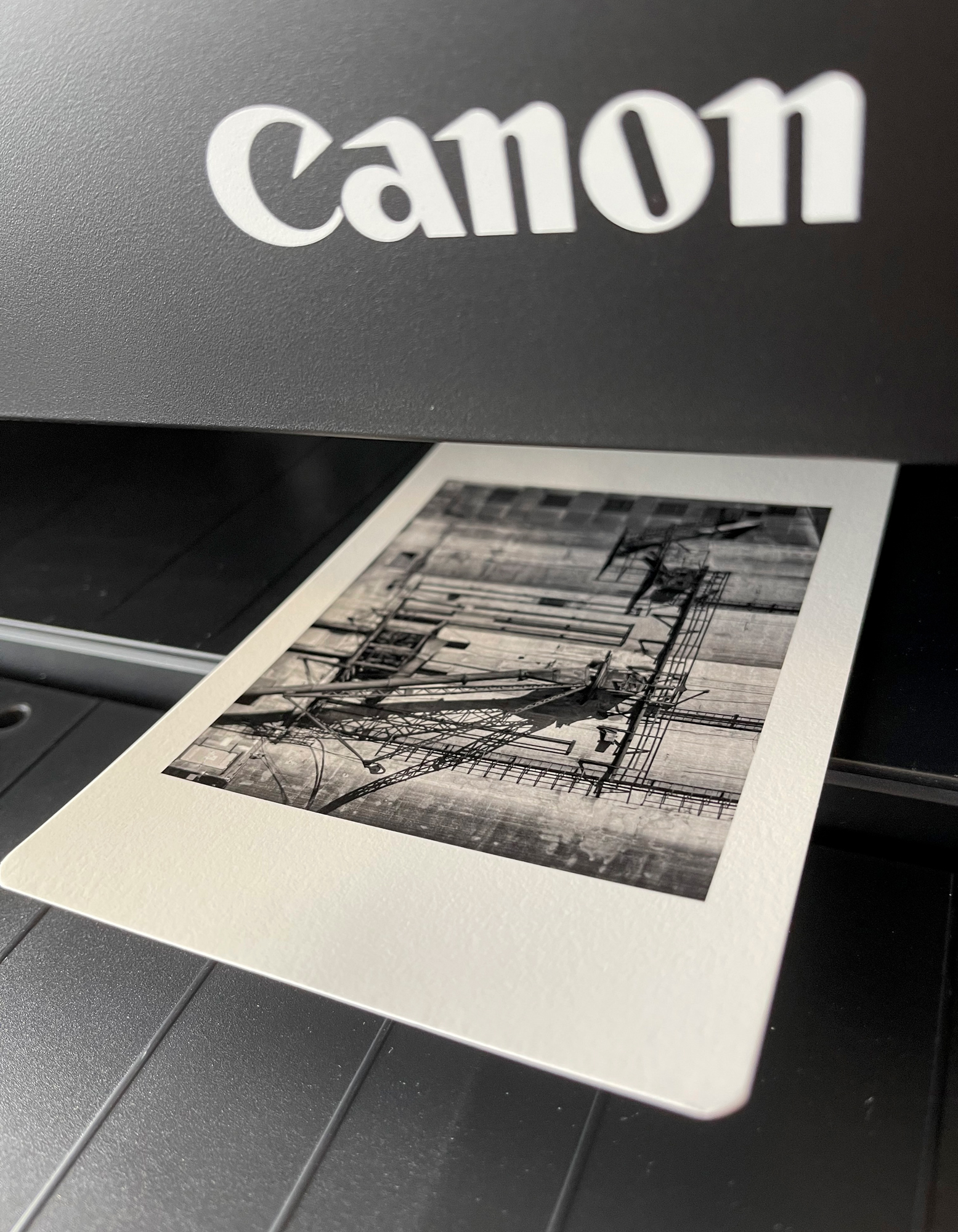 A print that has just been printed.