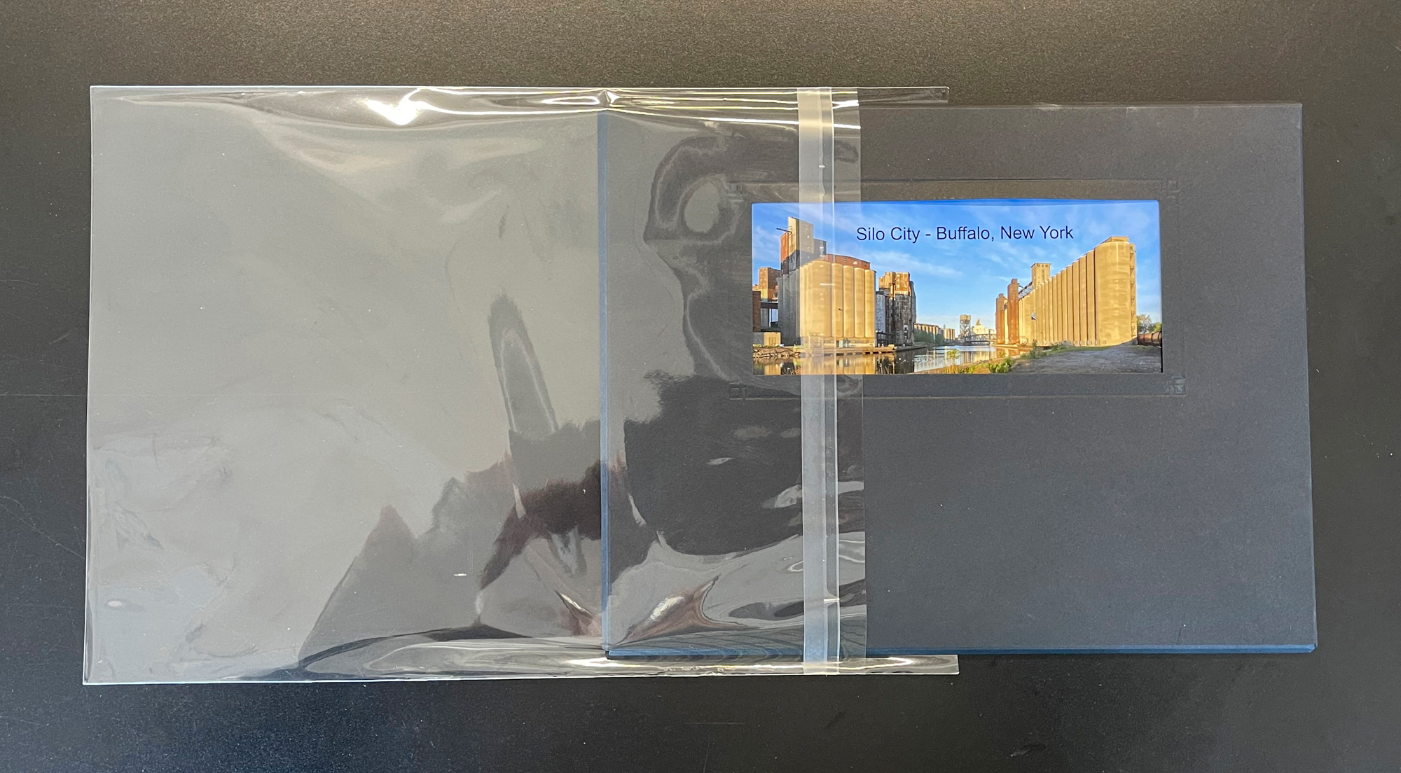 You can see how the folios slides into the acetate sleeve