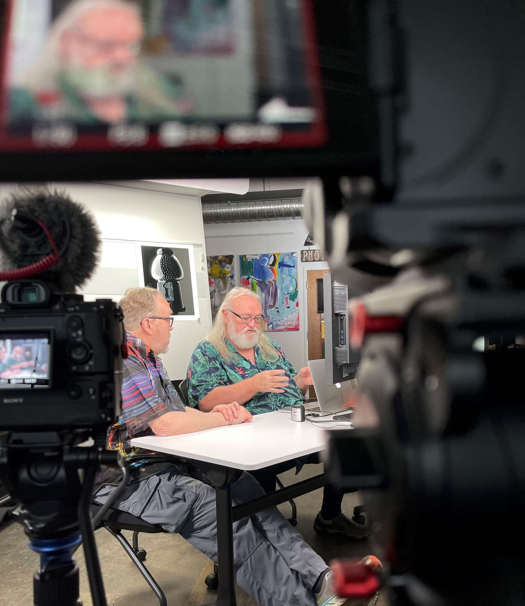 Filming Jeff's Soft Proofing segment