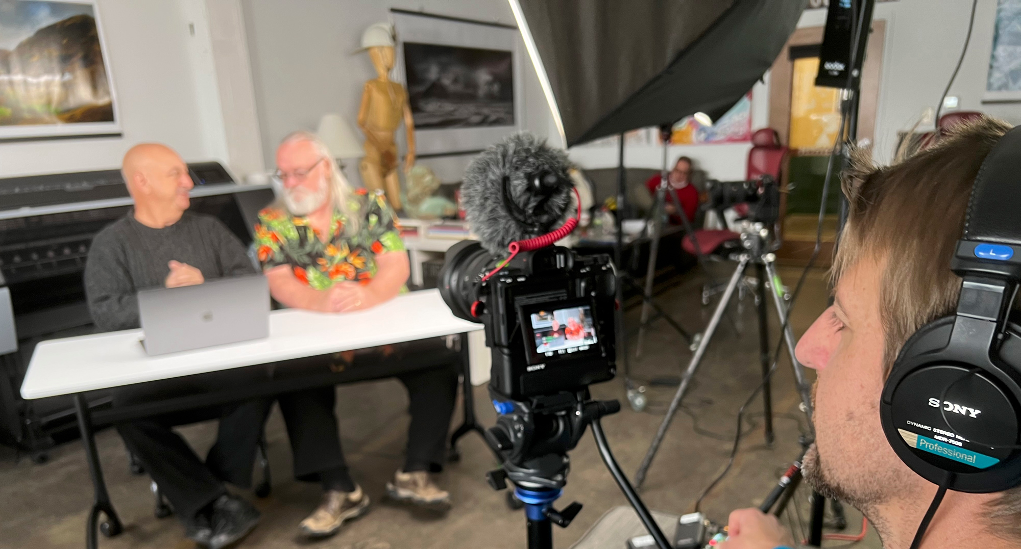 Dano and Jeff on camera