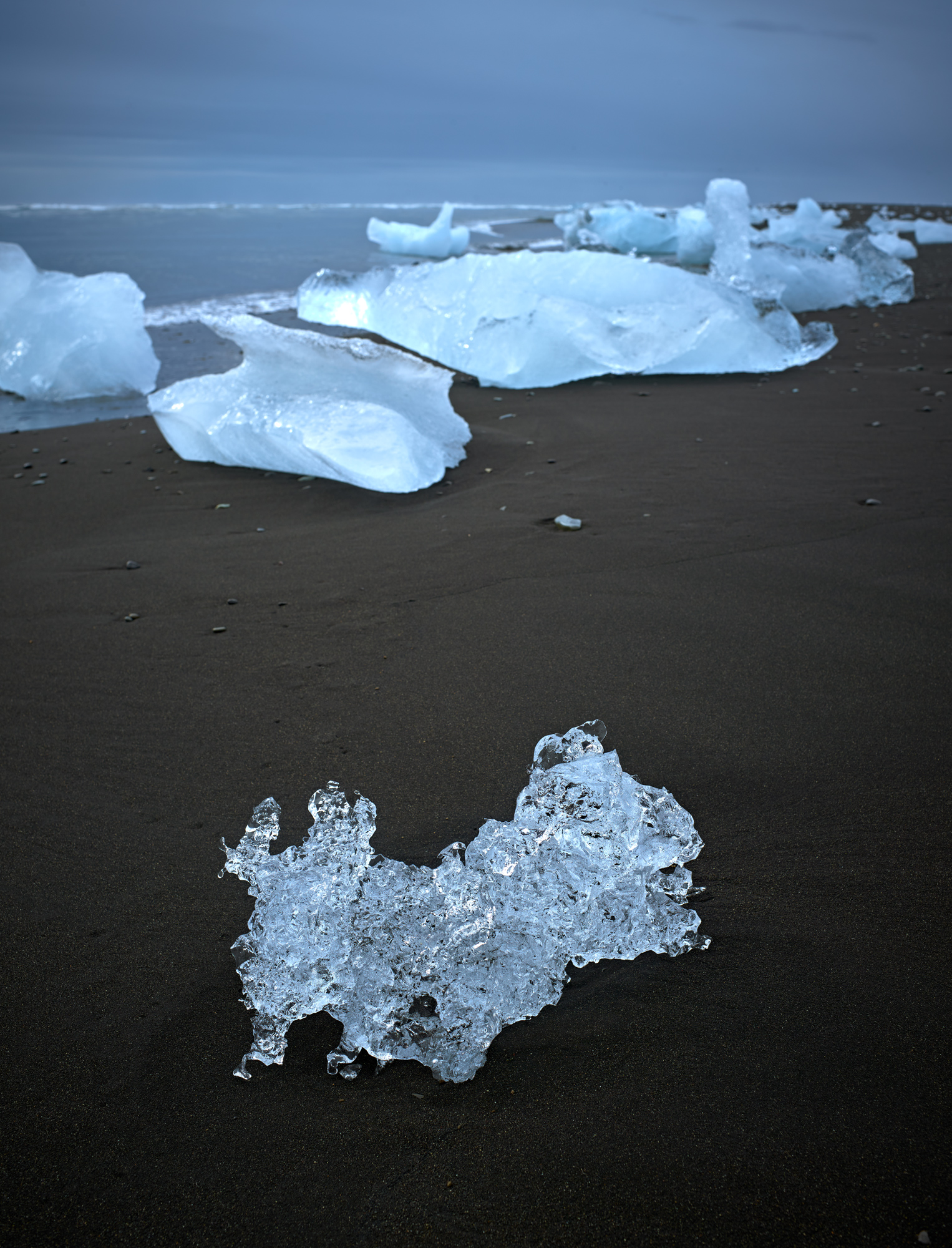 Diamonds on the beach
