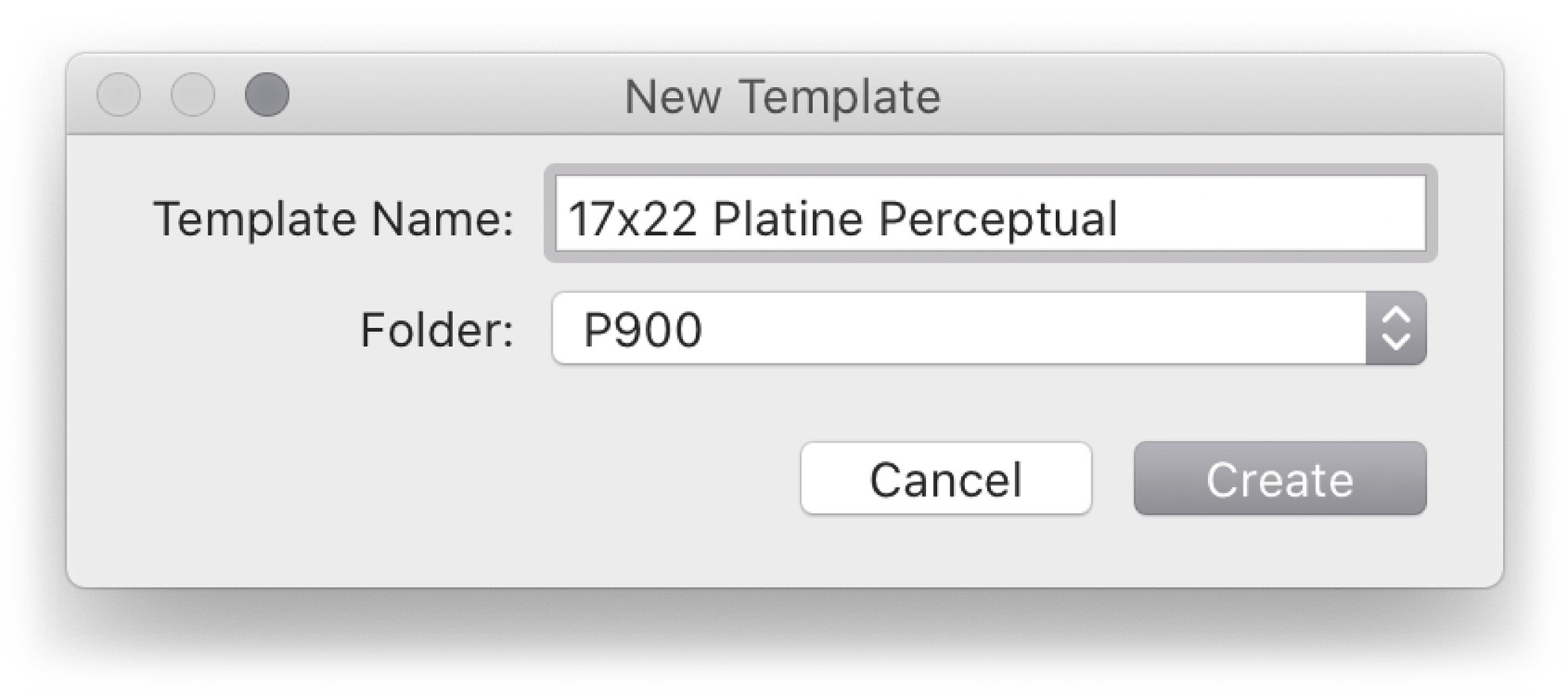 The New Template dlog (left) and the Template Browser (right). You can visually confirm which template is selected by checking if it’s highlighted. If you make any changes, the highlighting goes away.