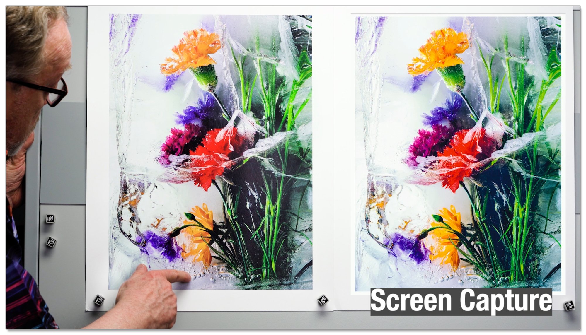 Don’t touch the print Kevin…so, what do you think? Close enough? Worth learning how to do it right?