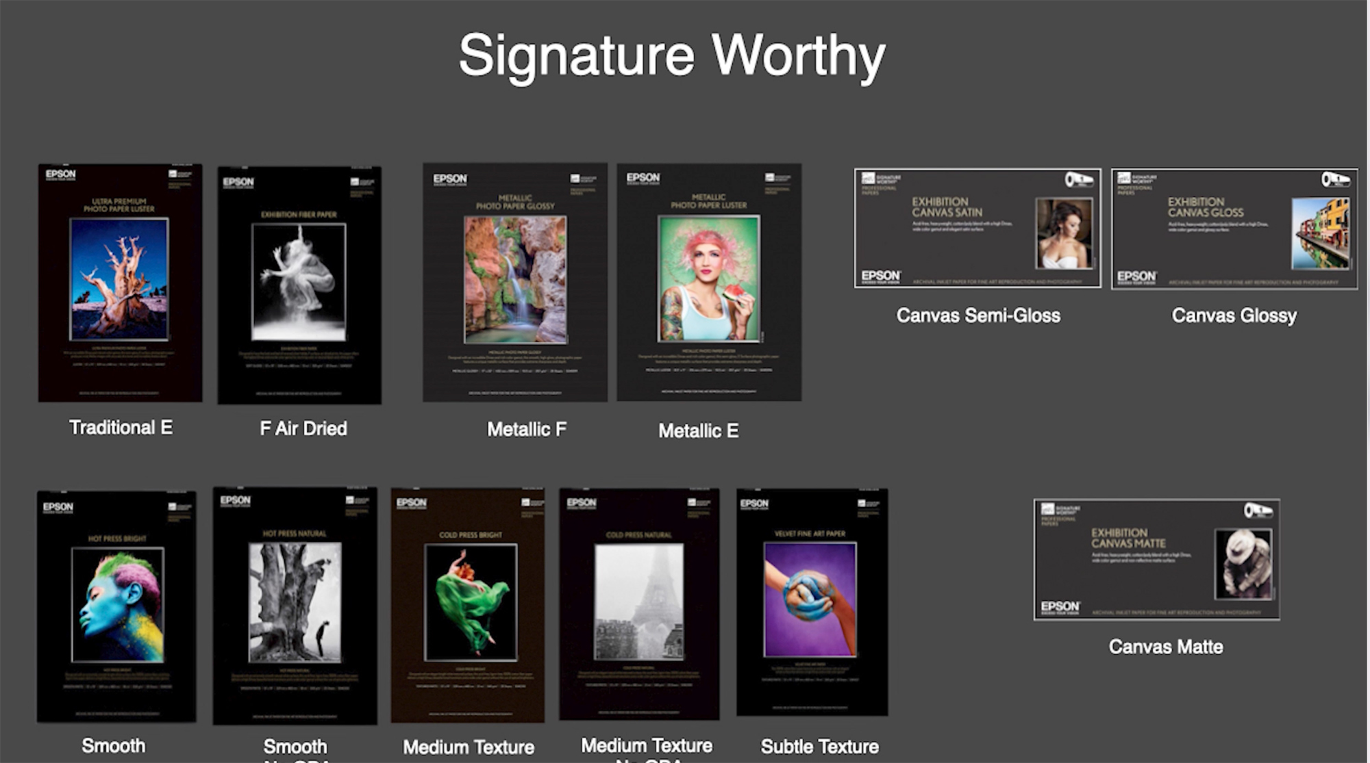 Epson Signature Worthy Papers